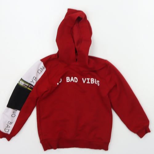 MACA BOY Boys Blue   Pullover Hoodie Size 4 Years