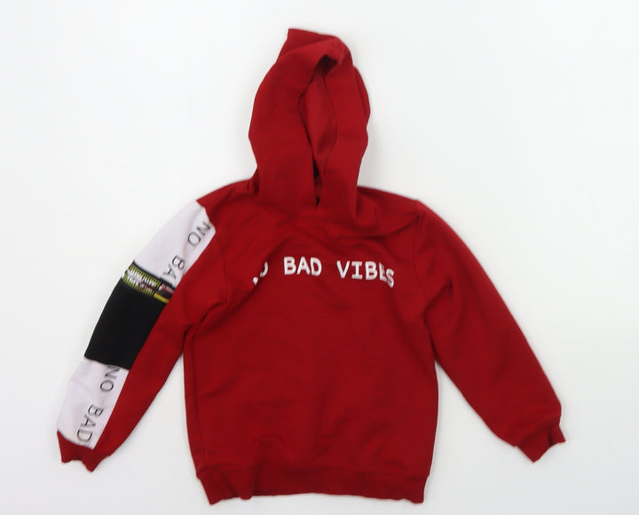 MACA BOY Boys Blue   Pullover Hoodie Size 4 Years