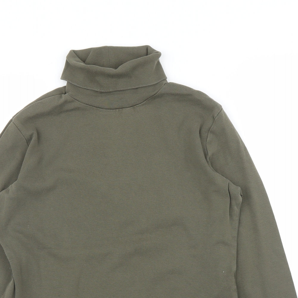 H&M Womens Green   Basic T-Shirt Size L