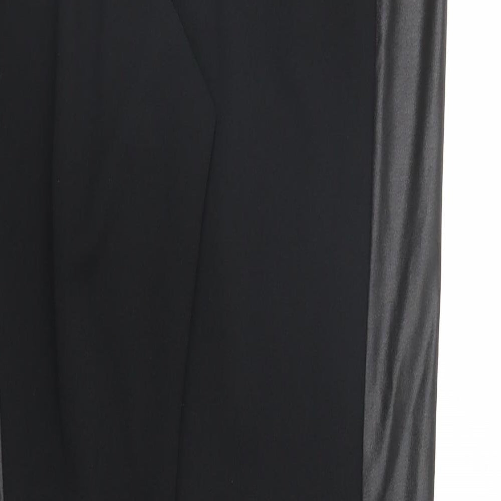 Boohoo Womens Black   Carrot Leggings Size 14 L26 in