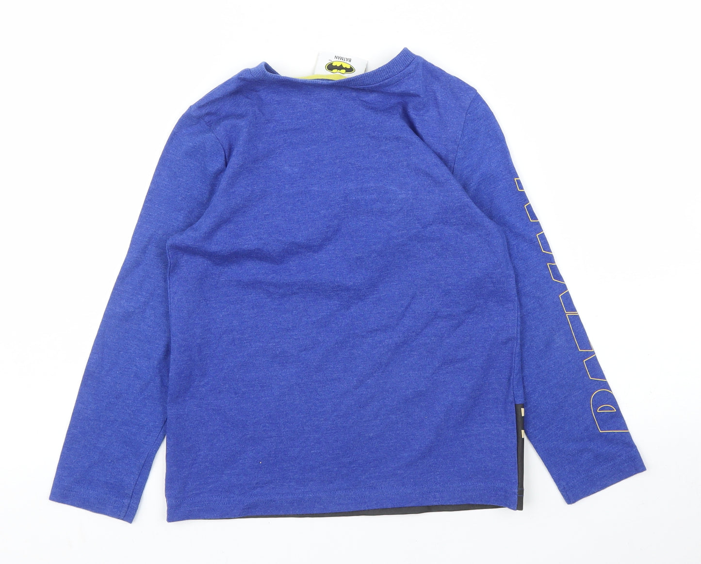 F&F Boys Blue   Basic T-Shirt Size 5 Years  - Batman
