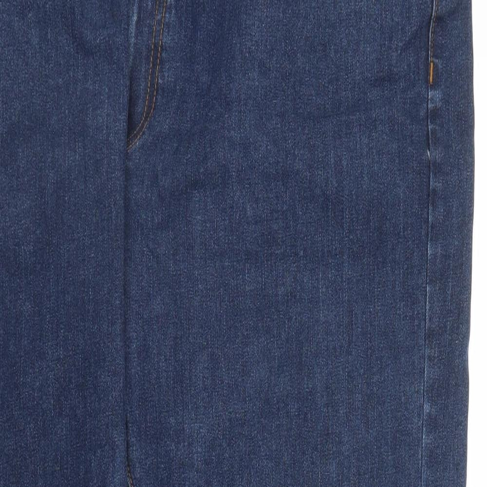 M&S Mens Blue  Denim Tapered Jeans Size 40 in L29 in