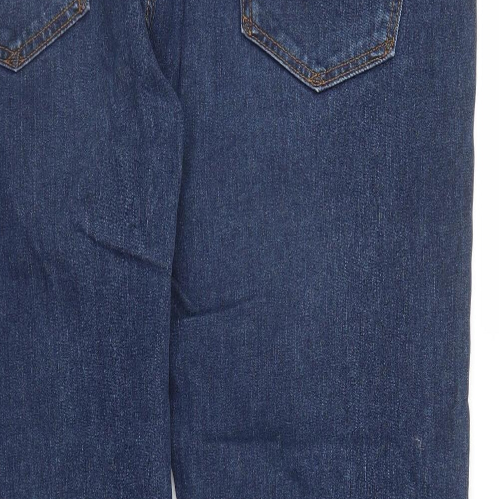 M&S Mens Blue  Denim Tapered Jeans Size 40 in L29 in