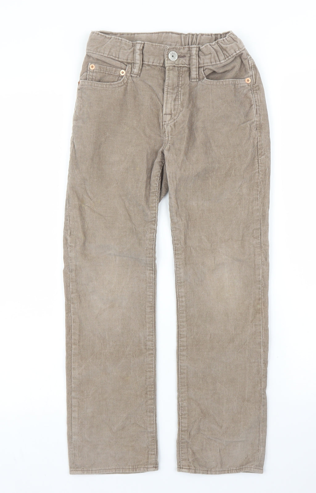 Gap Boys Beige  Corduroy Straight Jeans Size 7 Years