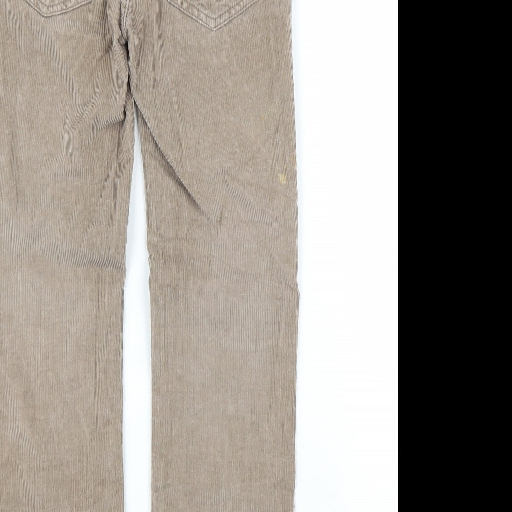 Gap Boys Beige  Corduroy Straight Jeans Size 7 Years