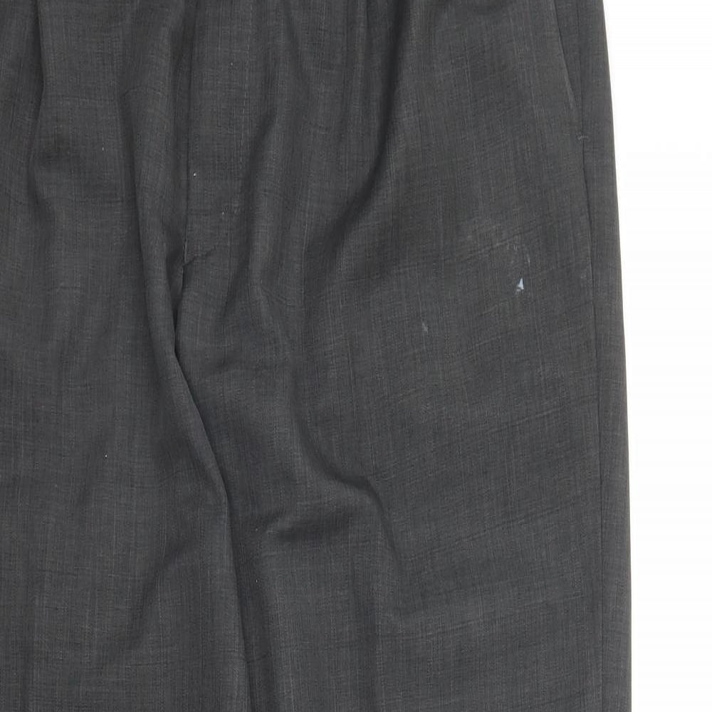 M&S Mens Grey   Trousers  Size 34 in L31 in