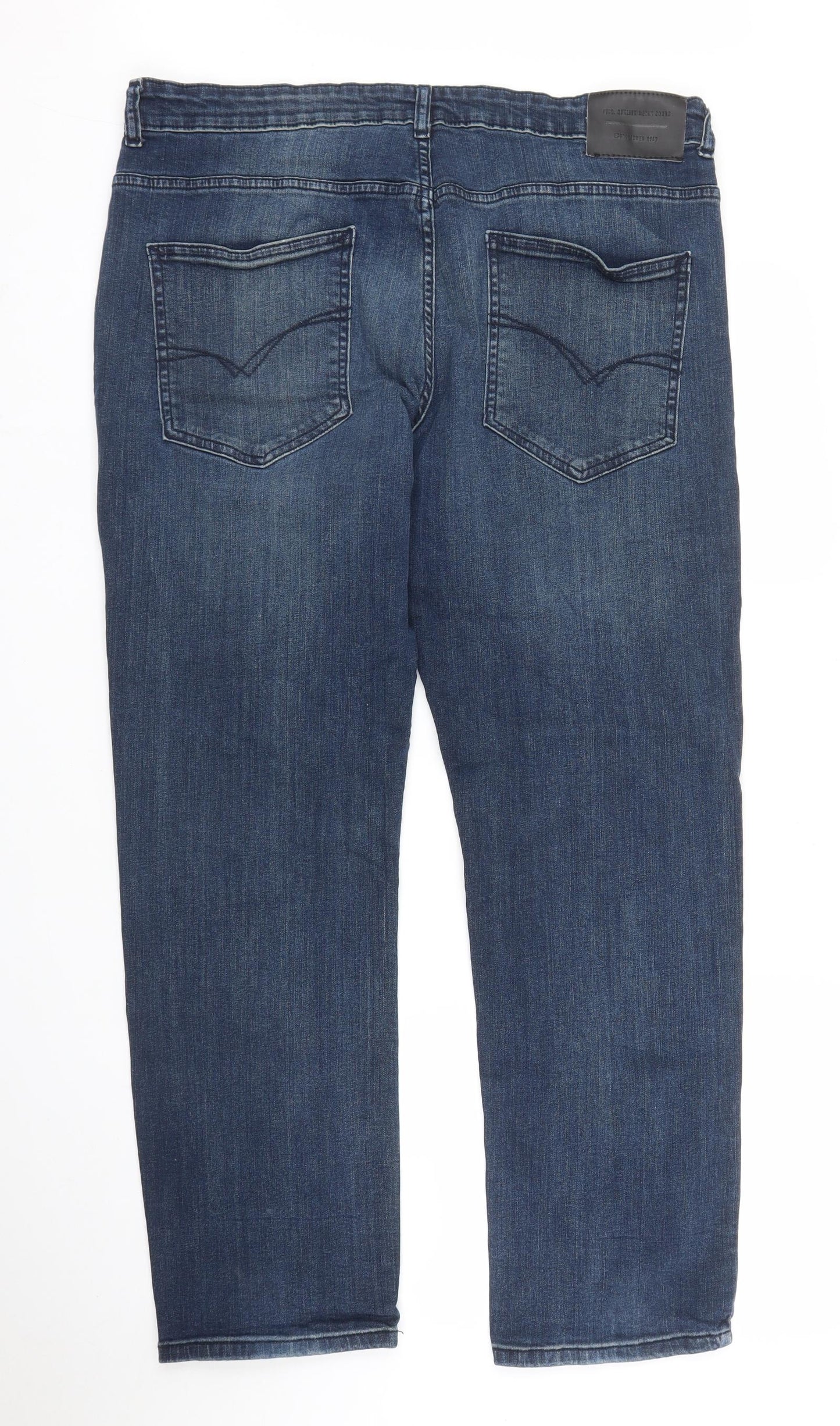 Primark Mens Blue  Denim Straight Jeans Size 38 in L30 in