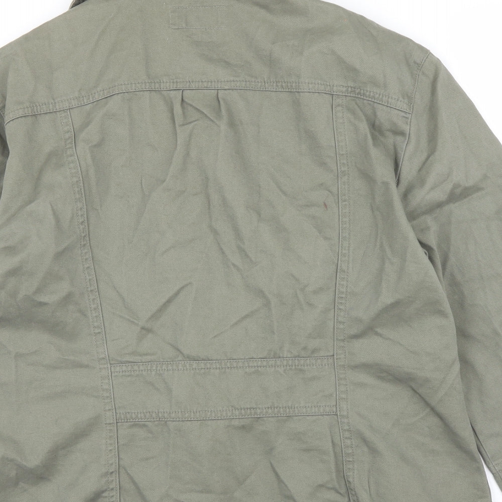 La Vie Womens Green   Military Jacket Jacket Size 16