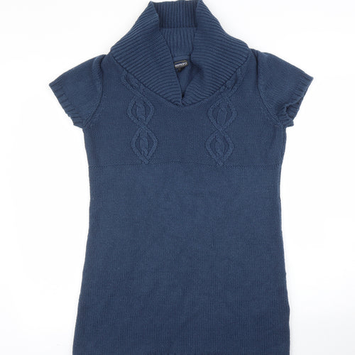 ESMARA Womens Blue   Tunic Jumper Size M