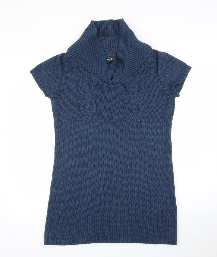 ESMARA Womens Blue   Tunic Jumper Size M