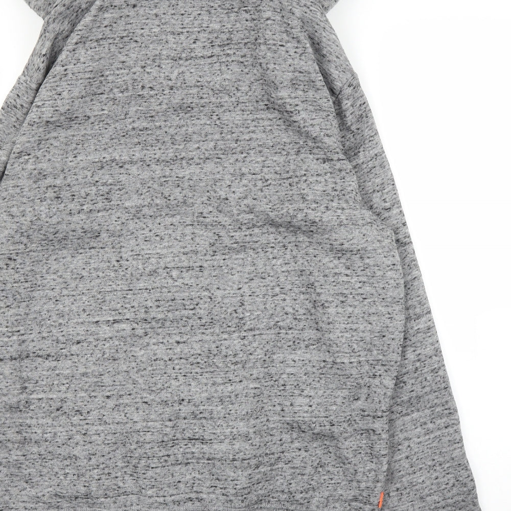 Superdry Mens Grey   Full Zip Hoodie Size XL
