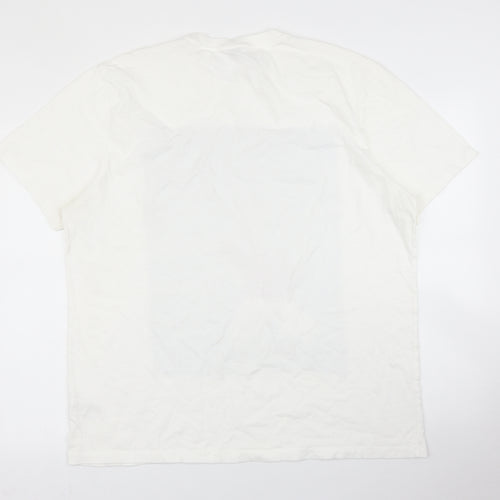 NEXT Mens White    T-Shirt Size 2XL