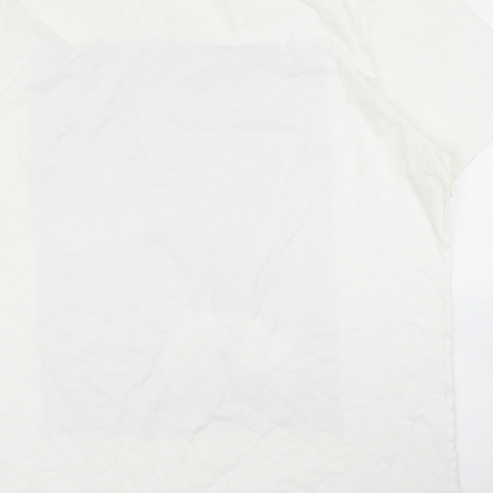 NEXT Mens White    T-Shirt Size 2XL