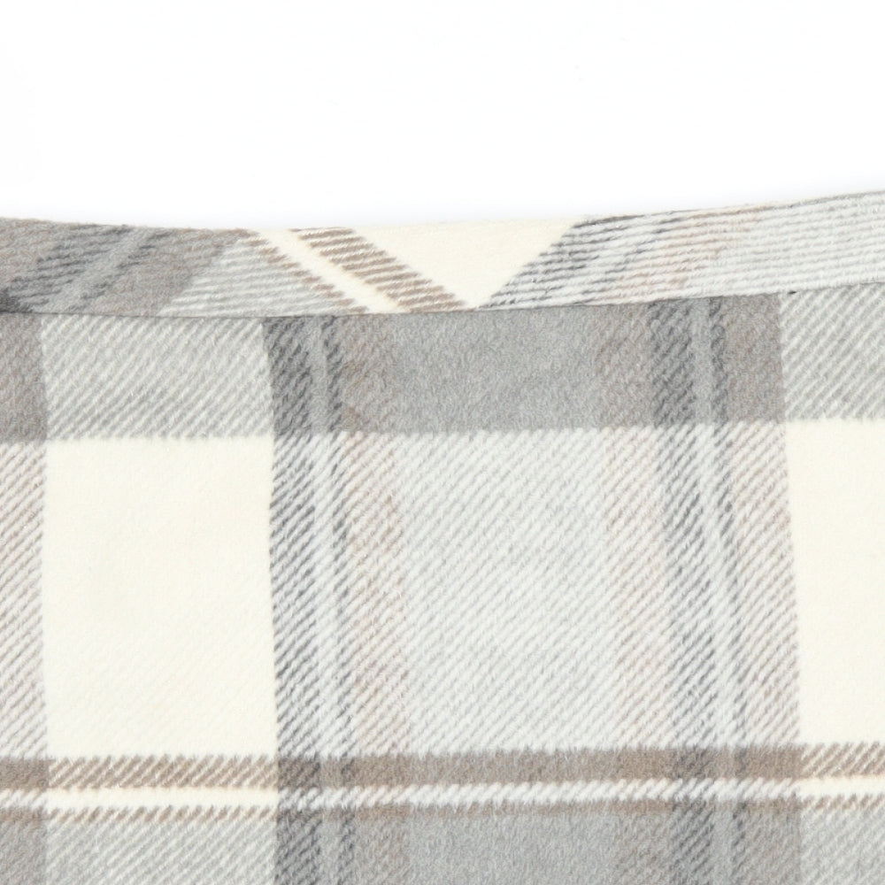 Primark Womens Beige Plaid  A-Line Skirt Size 20