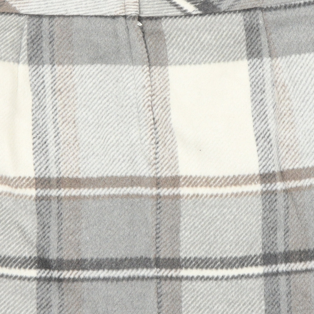 Primark Womens Beige Plaid  A-Line Skirt Size 20