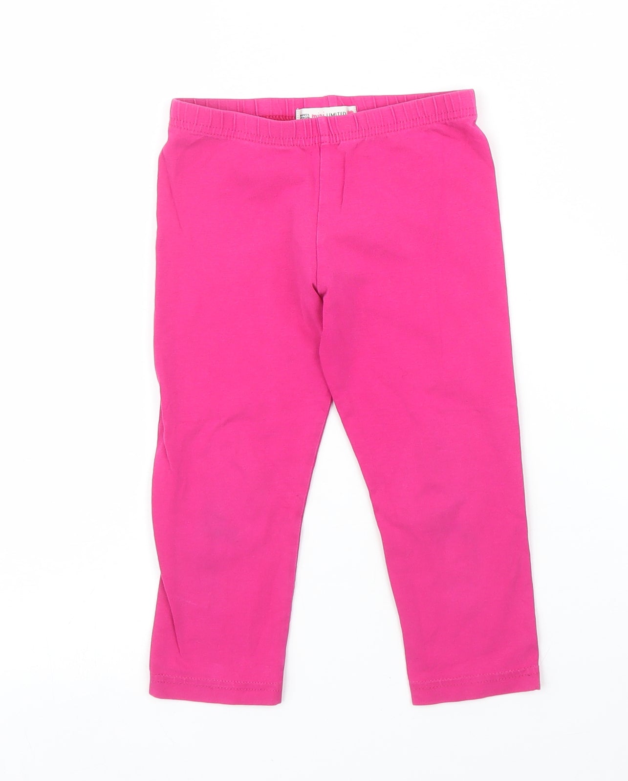 M&S Girls Pink   Carrot Trousers Size 3 Years