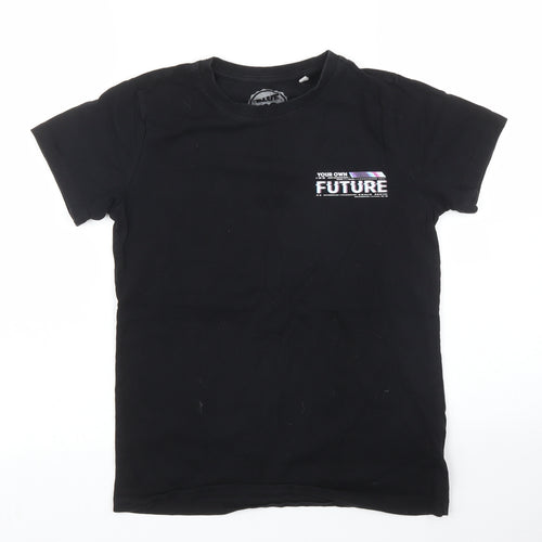 Debenhams Boys Black   Basic T-Shirt Size 10 Years