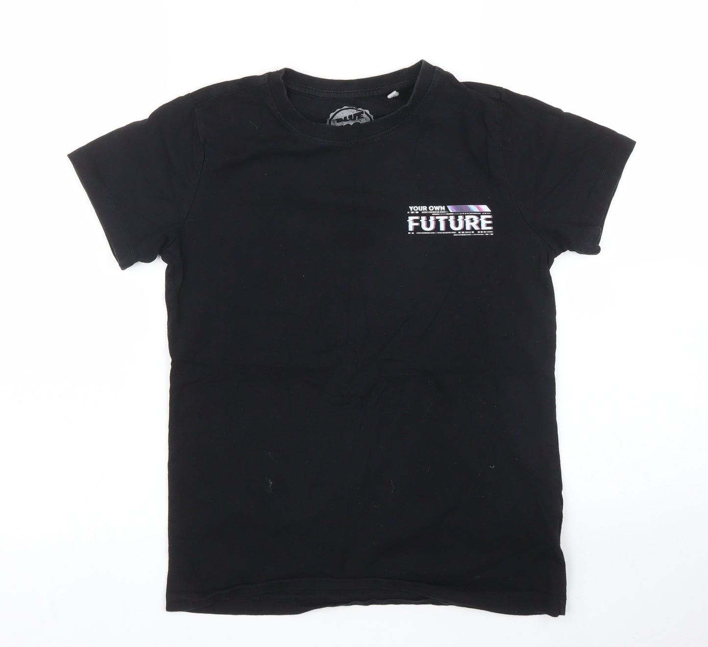 Debenhams Boys Black   Basic T-Shirt Size 10 Years