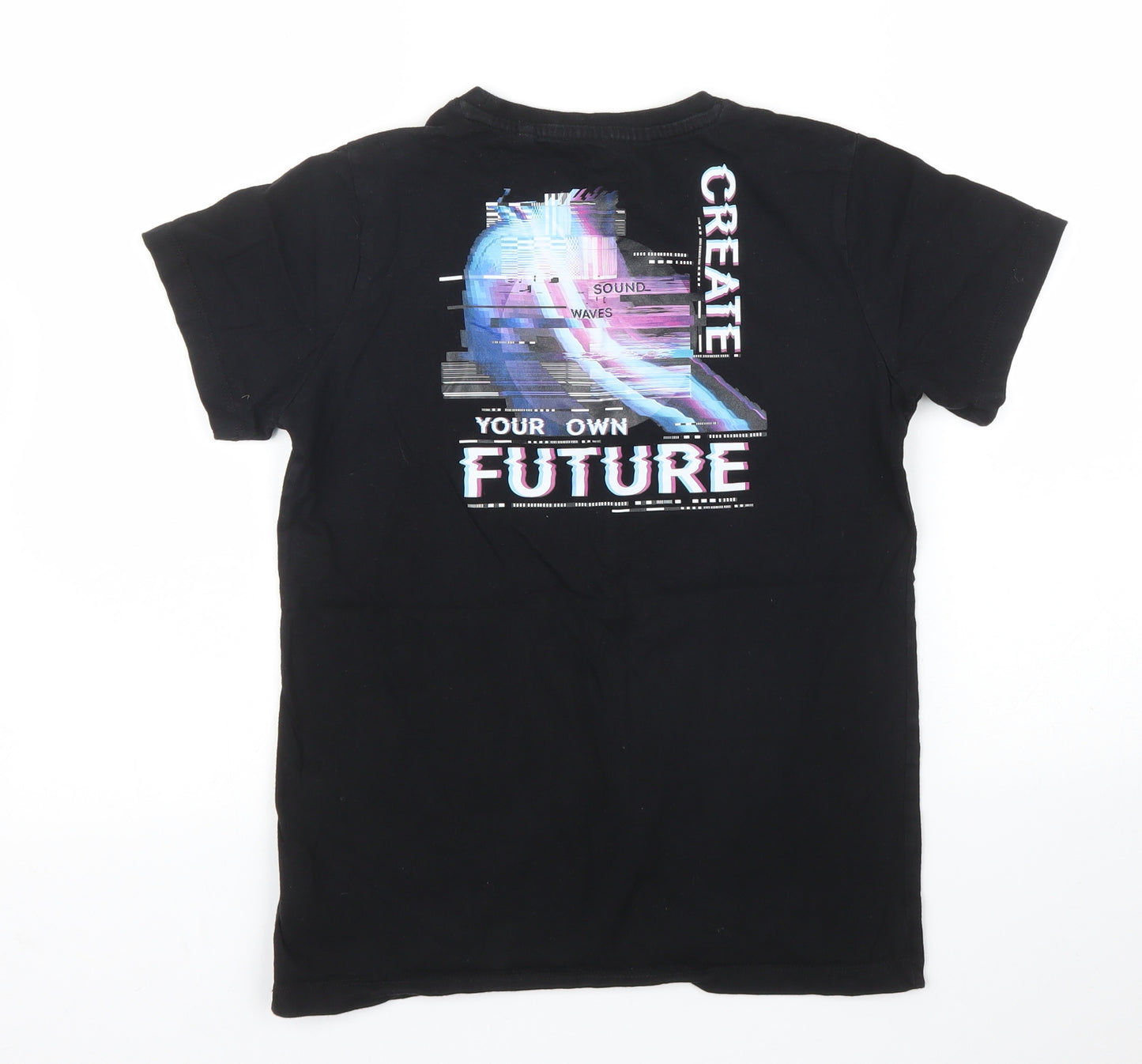 Debenhams Boys Black   Basic T-Shirt Size 10 Years