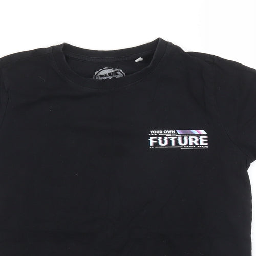Debenhams Boys Black   Basic T-Shirt Size 10 Years