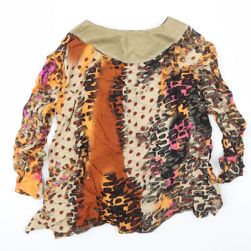 Pretend To Bee Girls Beige   Kimono Blouse Size 3 Years