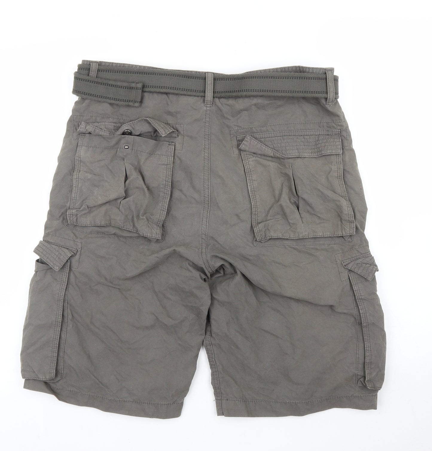 Matalan Mens Green   Cargo Shorts Size 34 in