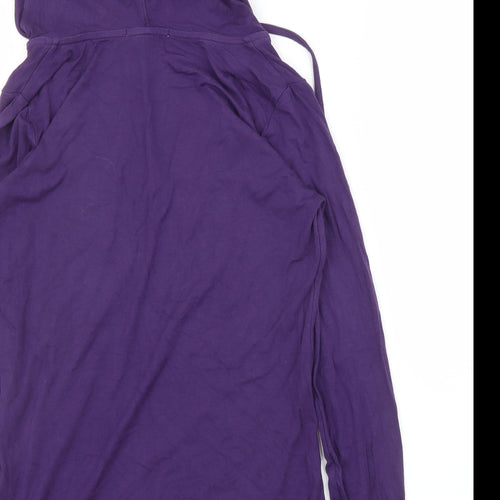 Elle Sport Womens Purple   Pullover Hoodie Size M