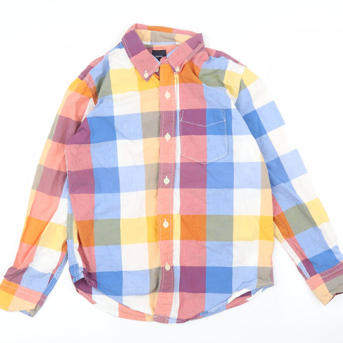 Gap Boys Multicoloured Check  Basic Button-Up Size 10 Years