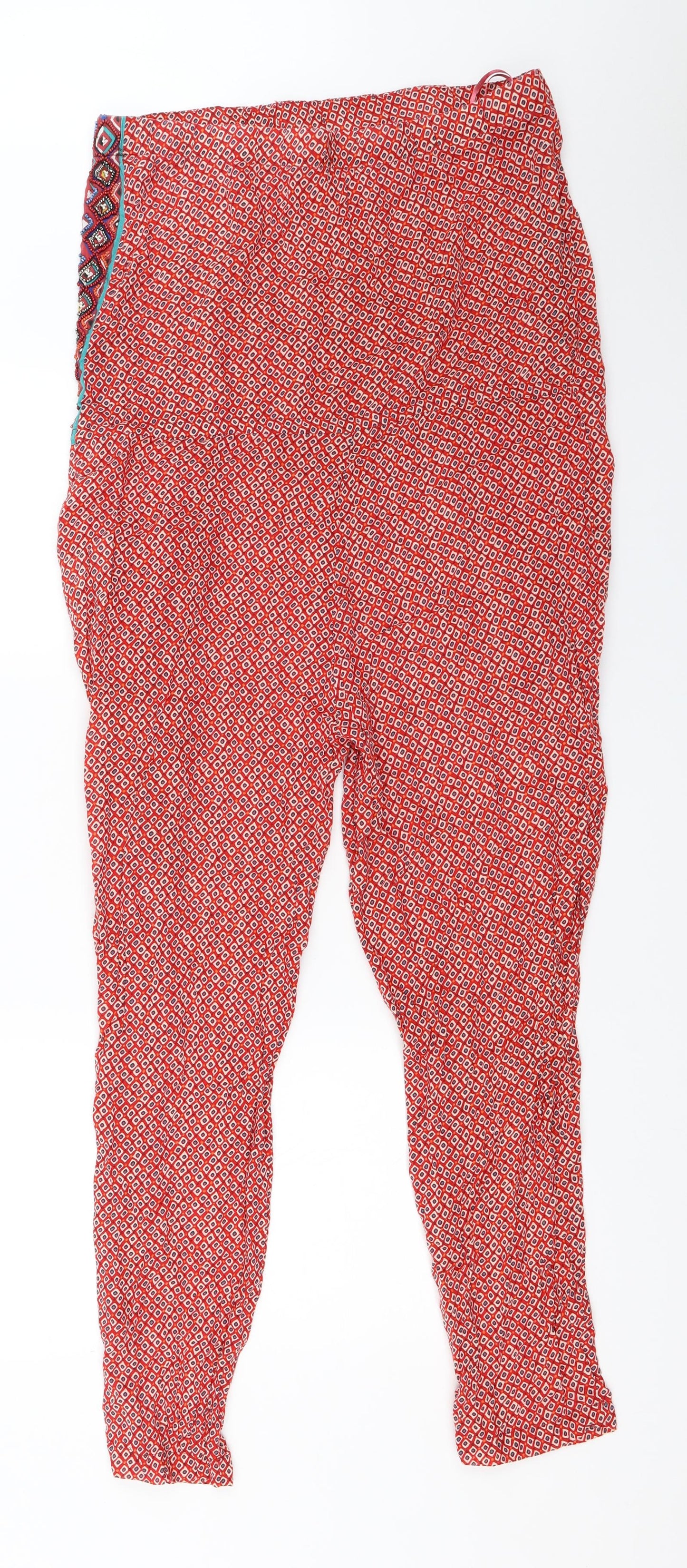 Zara Womens Red   Jumpsuit One-Piece Size S