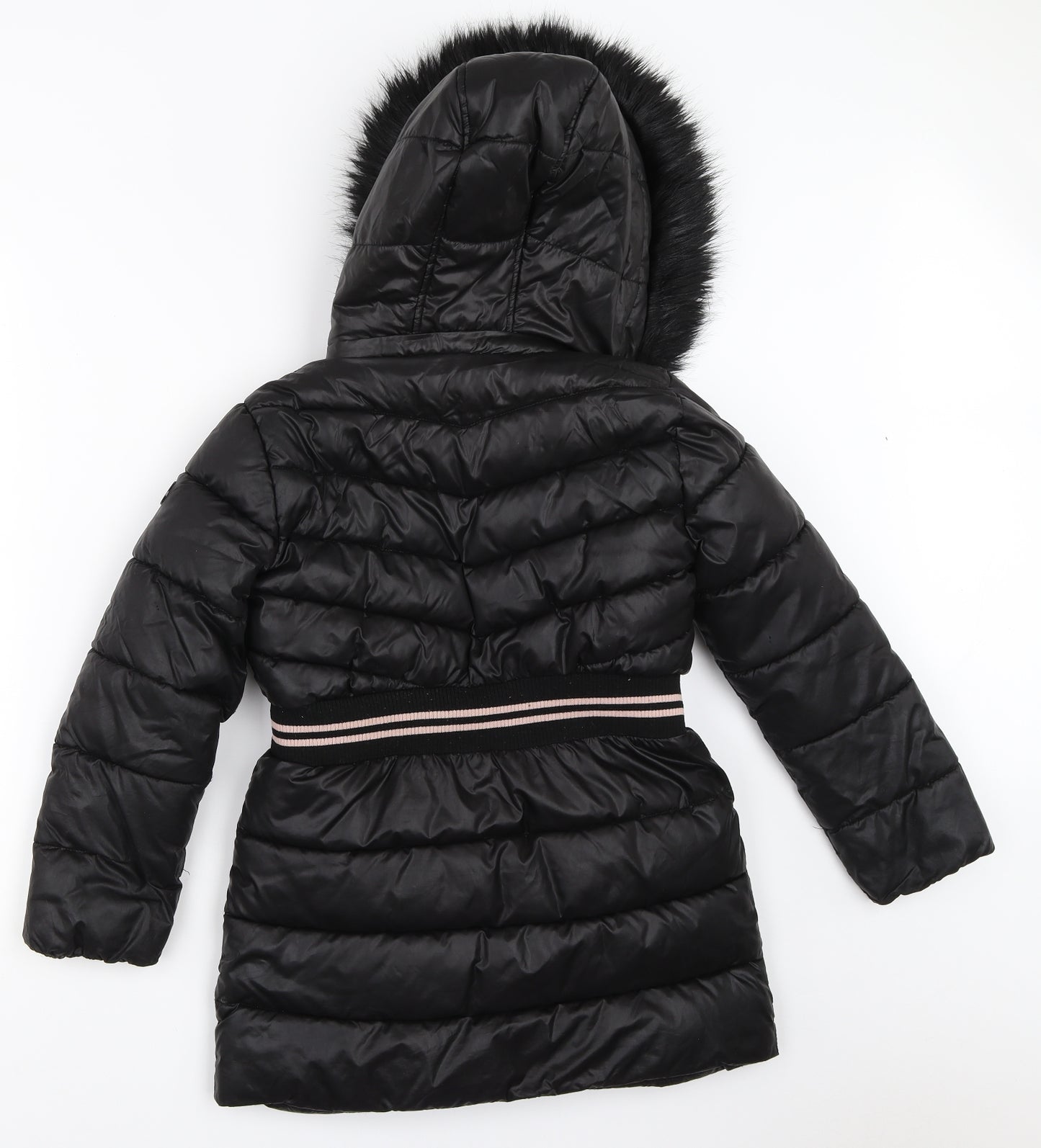 Michael Kors Girls Black   Parka Coat Size 6 Years