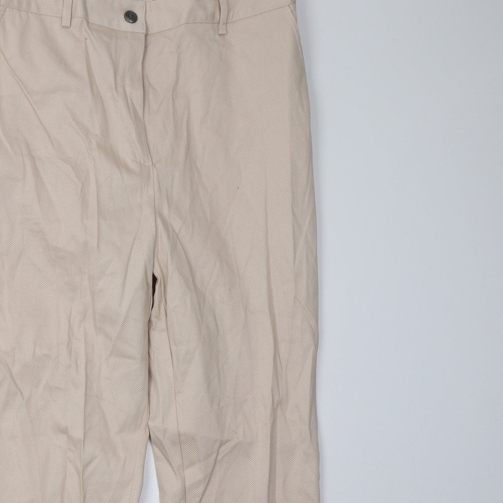 Damart Womens Beige   Trousers  Size 18 L30 in