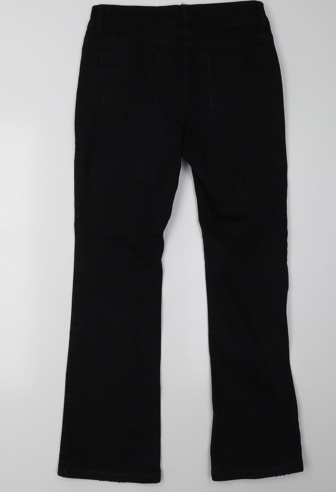 NEXT Womens Black   Bootcut Jeans Size 10 L32 in