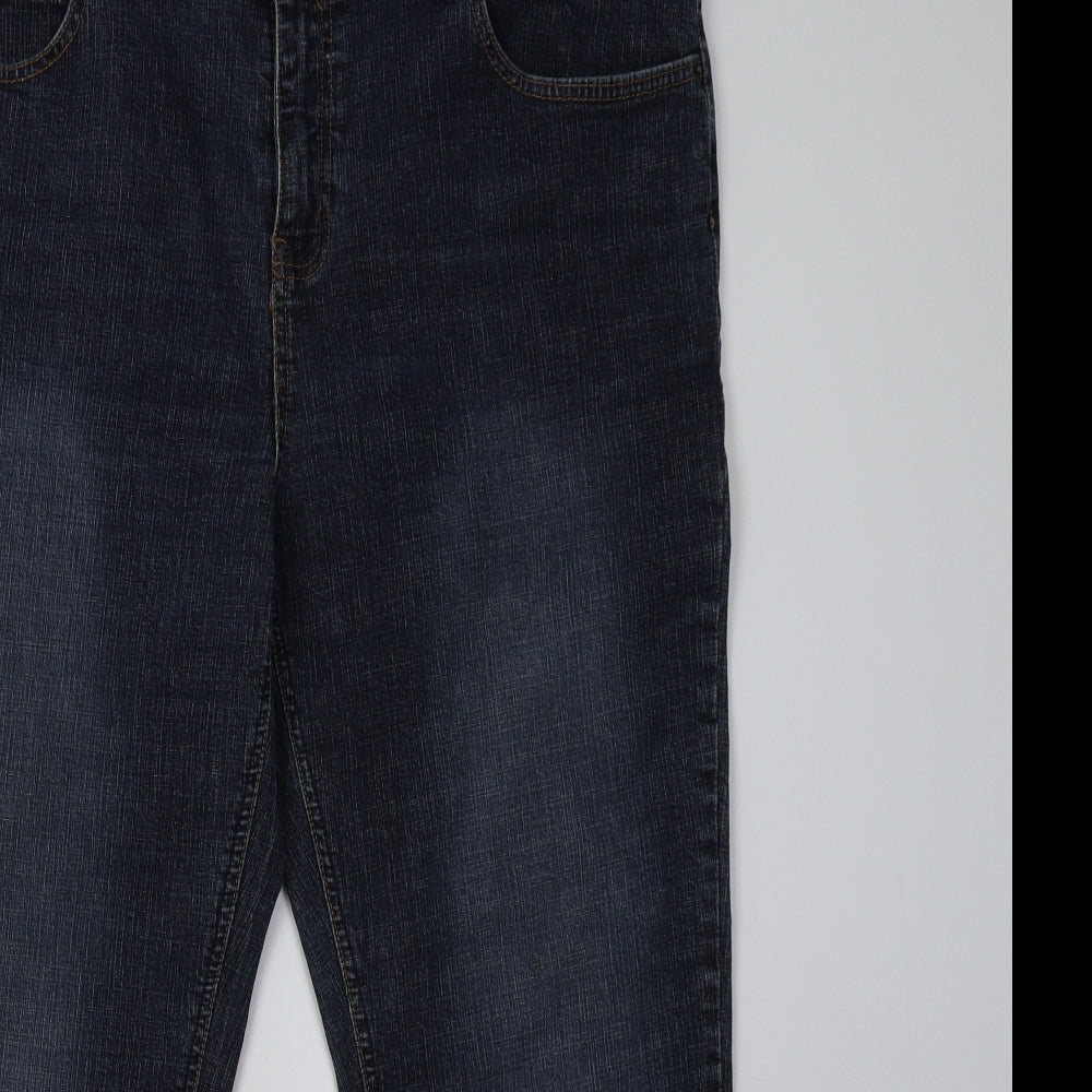 East Coast Womens Blue  Denim Straight Jeans Size 20 L30 in