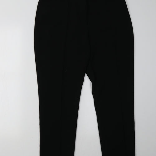 H&M Womens Black   Trousers  Size 12 L30 in