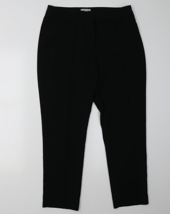 H&M Womens Black   Trousers  Size 12 L30 in