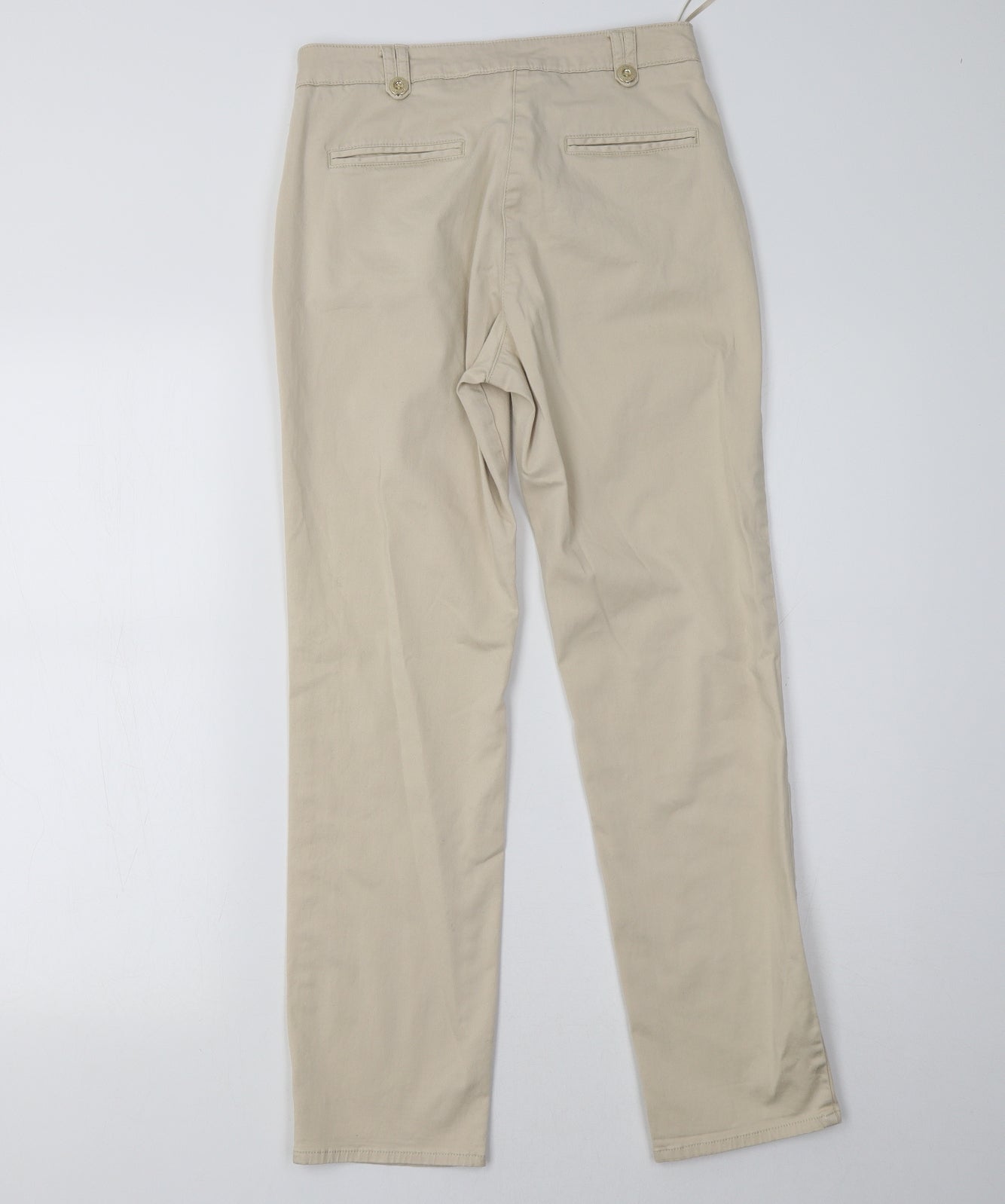 Marks and Spencer Womens Beige   Trousers  Size 8 L29 in