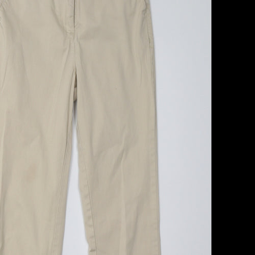 Marks and Spencer Womens Beige   Trousers  Size 8 L29 in