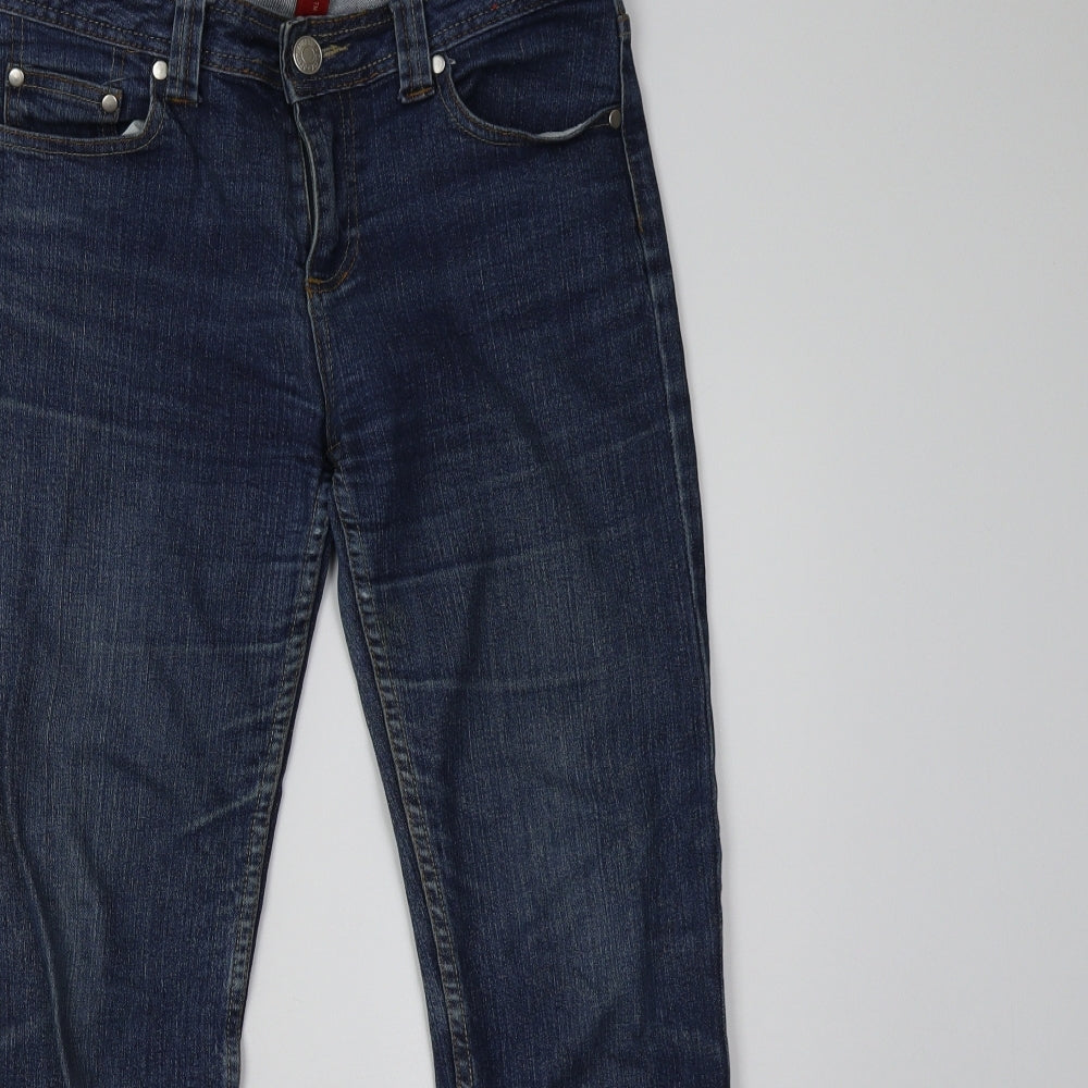 Primark Womens Blue   Straight Jeans Size 12 L30 in