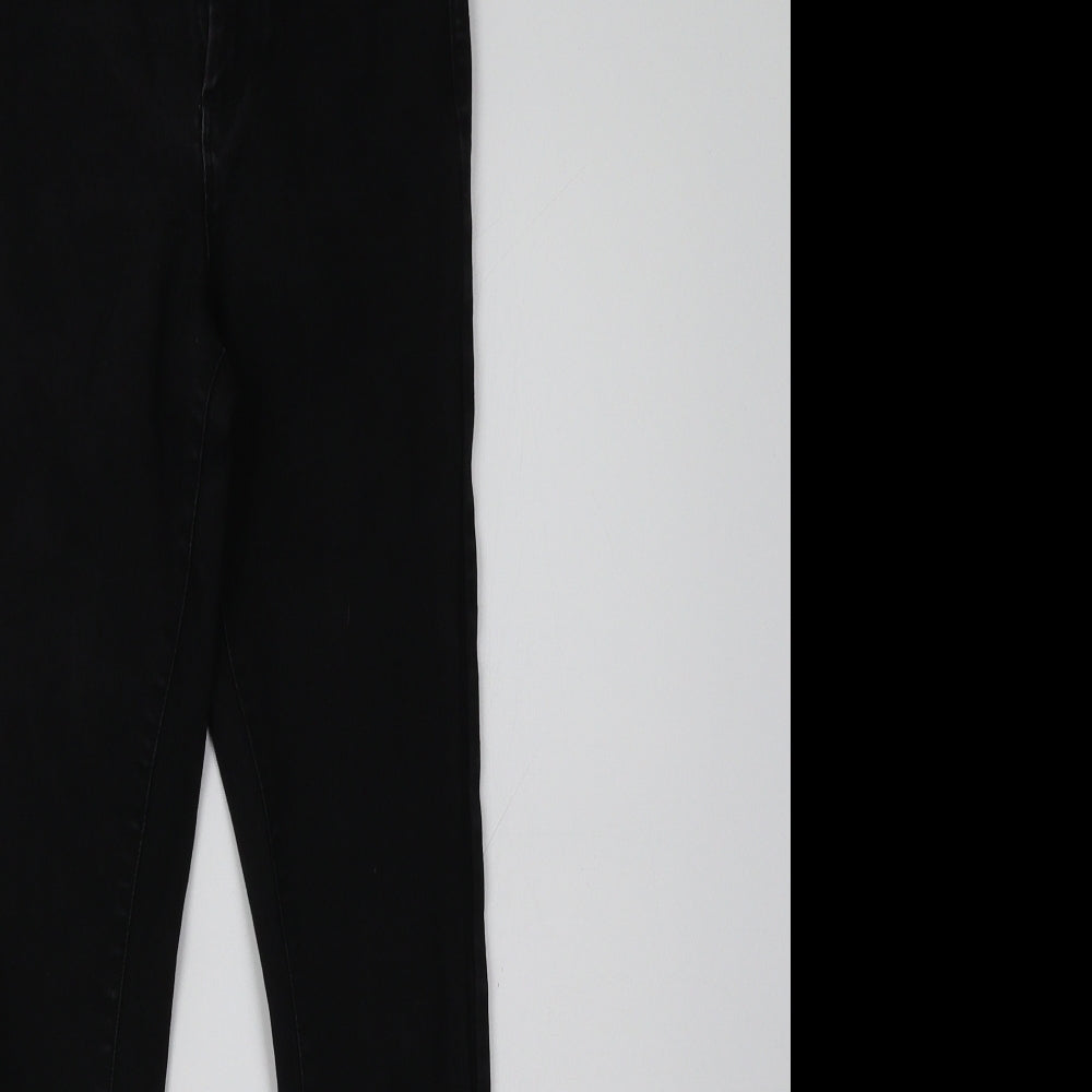 Primark Womens Black  Denim Skinny Jeans Size 8 L28 in