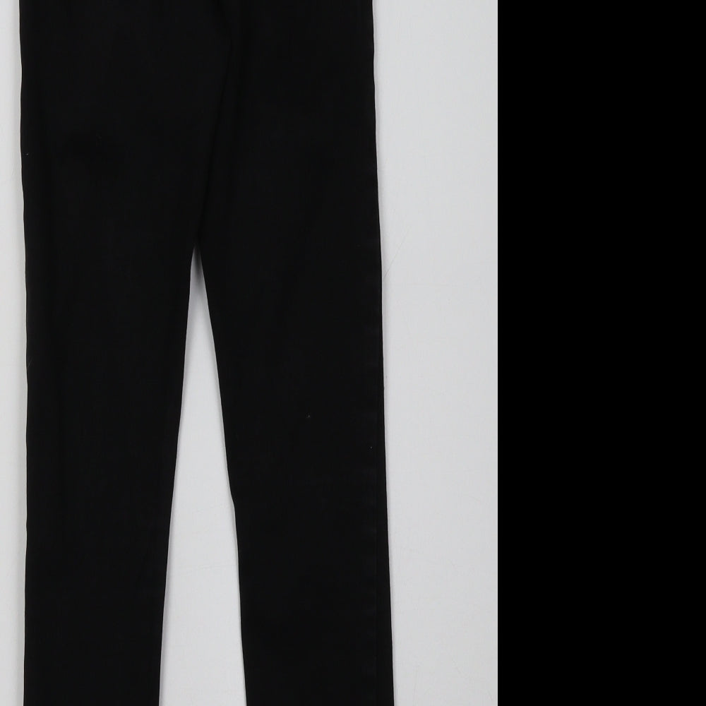 Primark Womens Black  Denim Skinny Jeans Size 8 L28 in