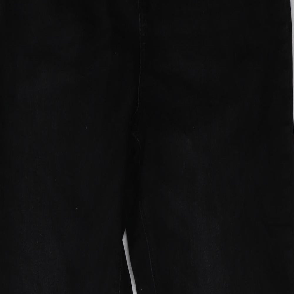 Primark Womens Black  Denim Skinny Jeans Size 16 L32 in