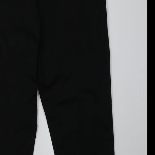 Marks and Spencer Womens Black   Cropped Trousers Size 16 L25 in