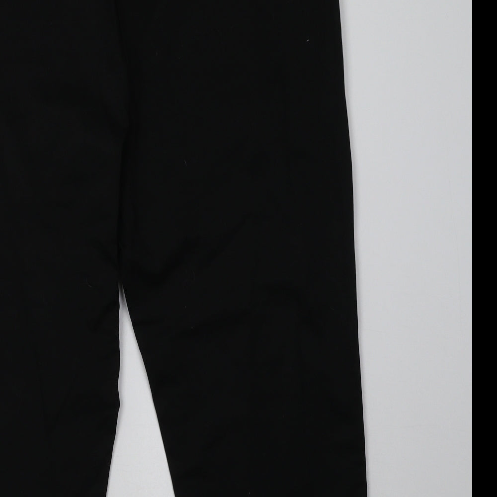 Marks and Spencer Womens Black   Cropped Trousers Size 16 L25 in