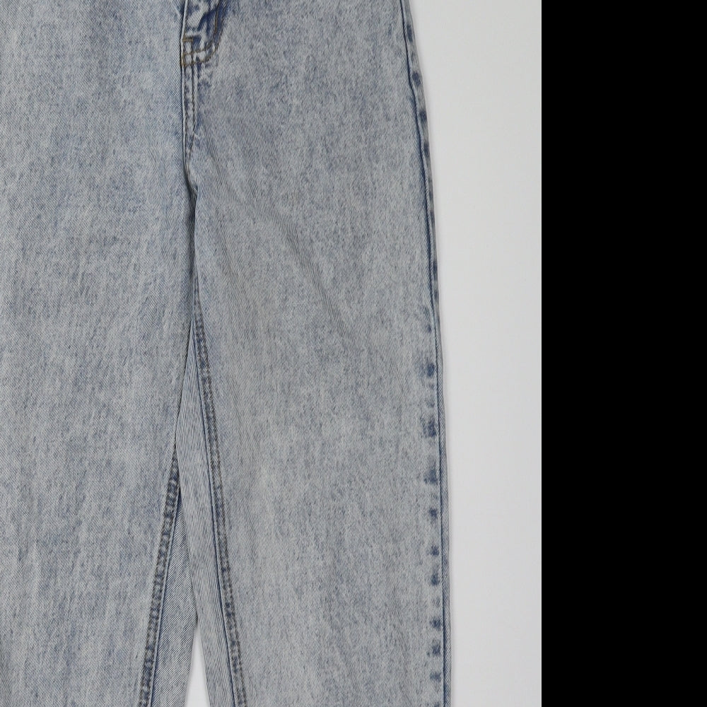 PRETTYLITTLETHING Womens Blue  Denim Mom Jeans Size 6 L30 in