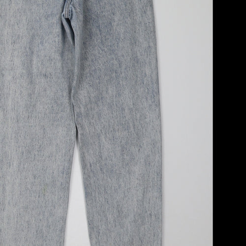 PRETTYLITTLETHING Womens Blue  Denim Mom Jeans Size 6 L30 in