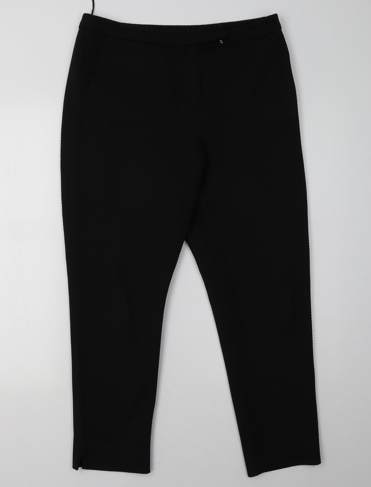 BHS Womens Black   Trousers  Size 10 L29 in