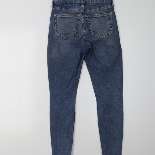 Topshop Womens Blue  Denim Skinny Jeans Size 26 L30 in