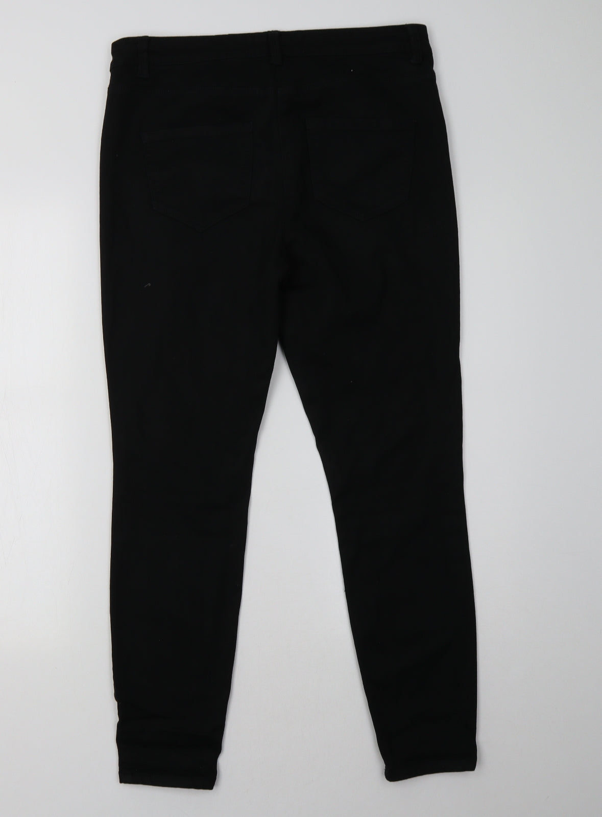 NEXT Womens Black  Denim Skinny Jeans Size 14 L30 in