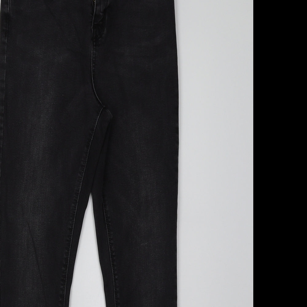 Primark Womens Black  Denim Skinny Jeans Size 10 L28 in