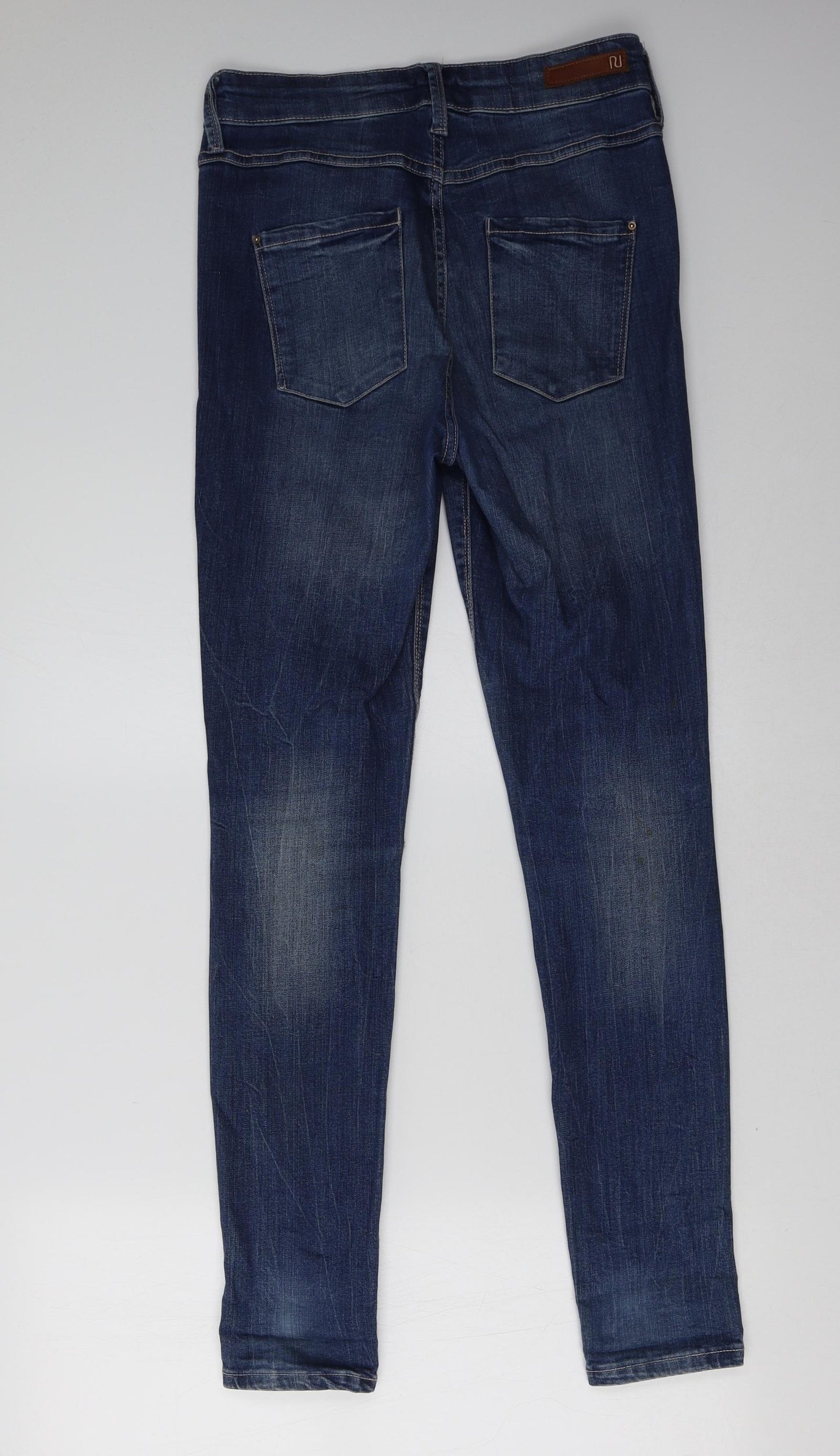 River Island Womens Blue  Denim Skinny Jeans Size 10 L32 in
